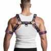 Snakeskin PU Leather Harness