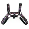 Snakeskin PU Leather Harness