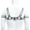 Clear PU Leather Harness Armbands