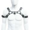 Clear PU Leather Harness Armbands
