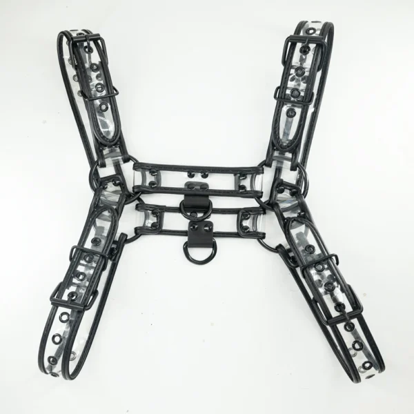 Clear PU Leather Harness Armbands