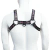 Snakeskin PU Leather Harness