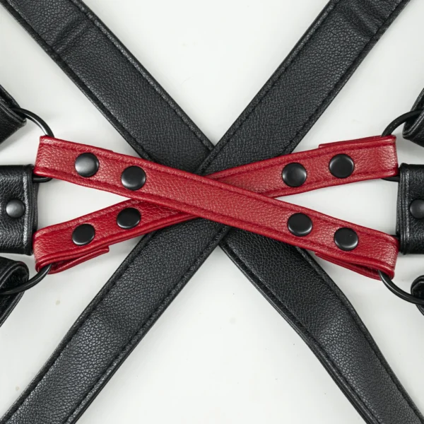 PU Leather Harness - X（4clolor）