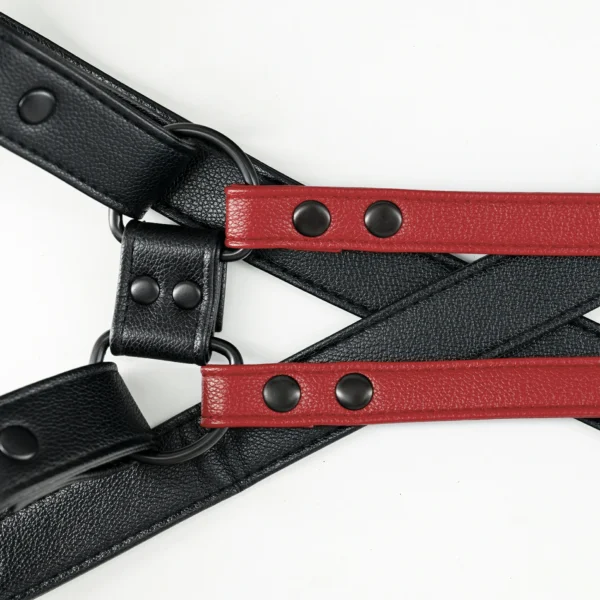 PU Leather Harness - X（4clolor）